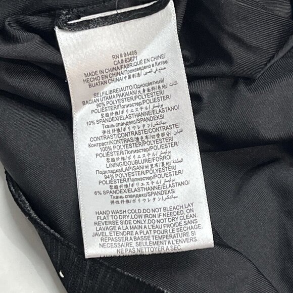 Bcbgmaxazria Womens 6 Velvet Sequin Mini Dress Puff Sleeve ALine Belted Cocktail - Picture 7 of 8